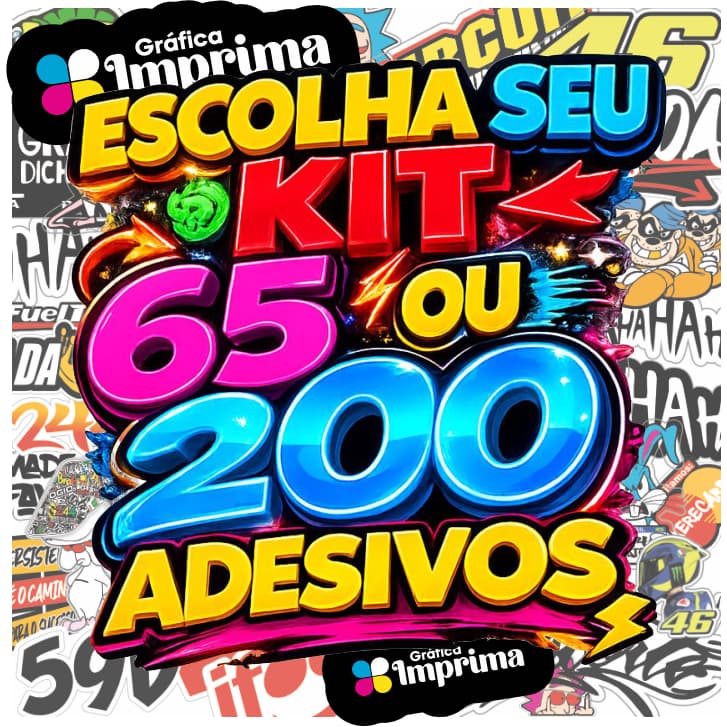 Cartela De Adesivos 200 Unidades - Pernalonga Frases Motivação 244 Grau - Prova D'Água