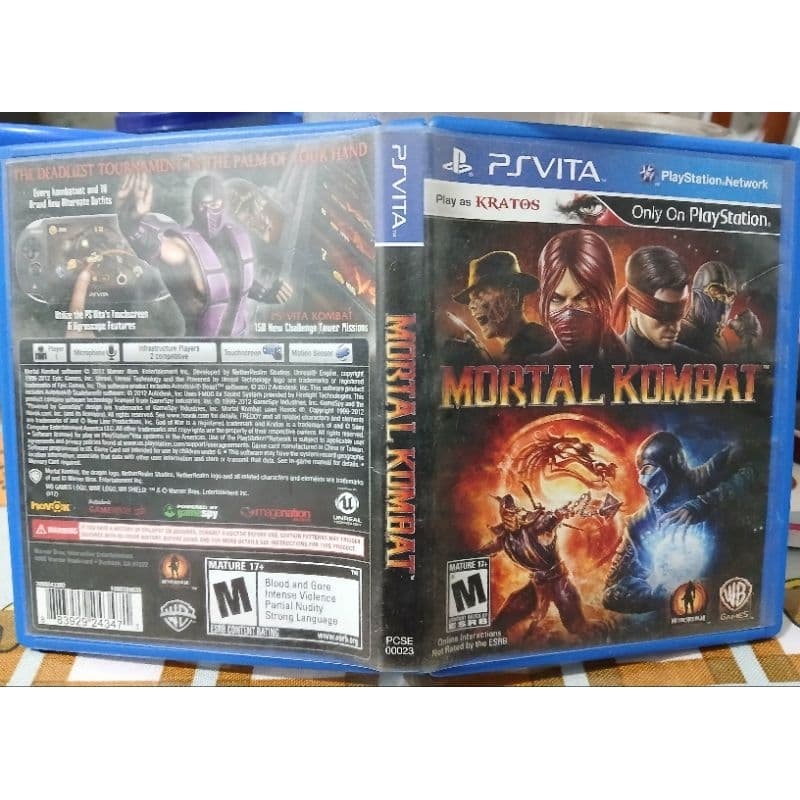 Mortal Combat Ps Vita.