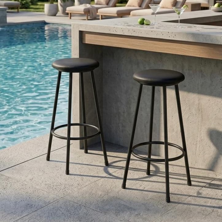 BANQUETA ALTA SEM ENCOSTO IDEAL PARA BALCÃO MESA COZINHA LANCHONETE BISTRO AREA DE LAZER