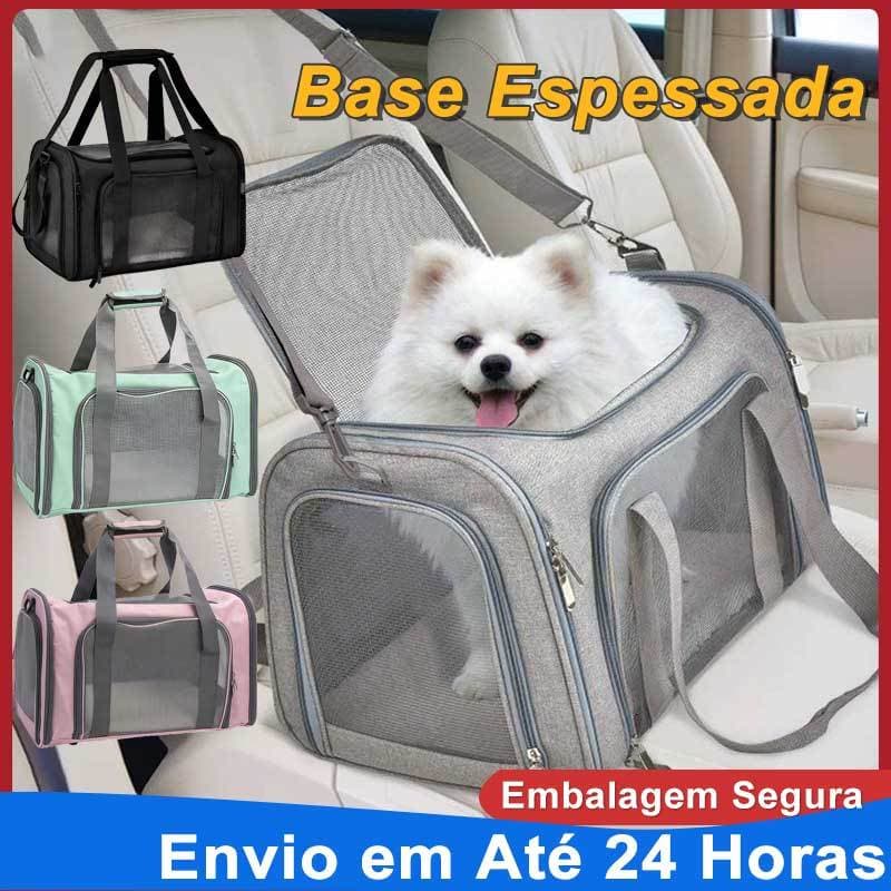 Bolsa Transporte Cães E Gatos Mochila Avião Viagem Mala Alta qualidade  Transporte Pet