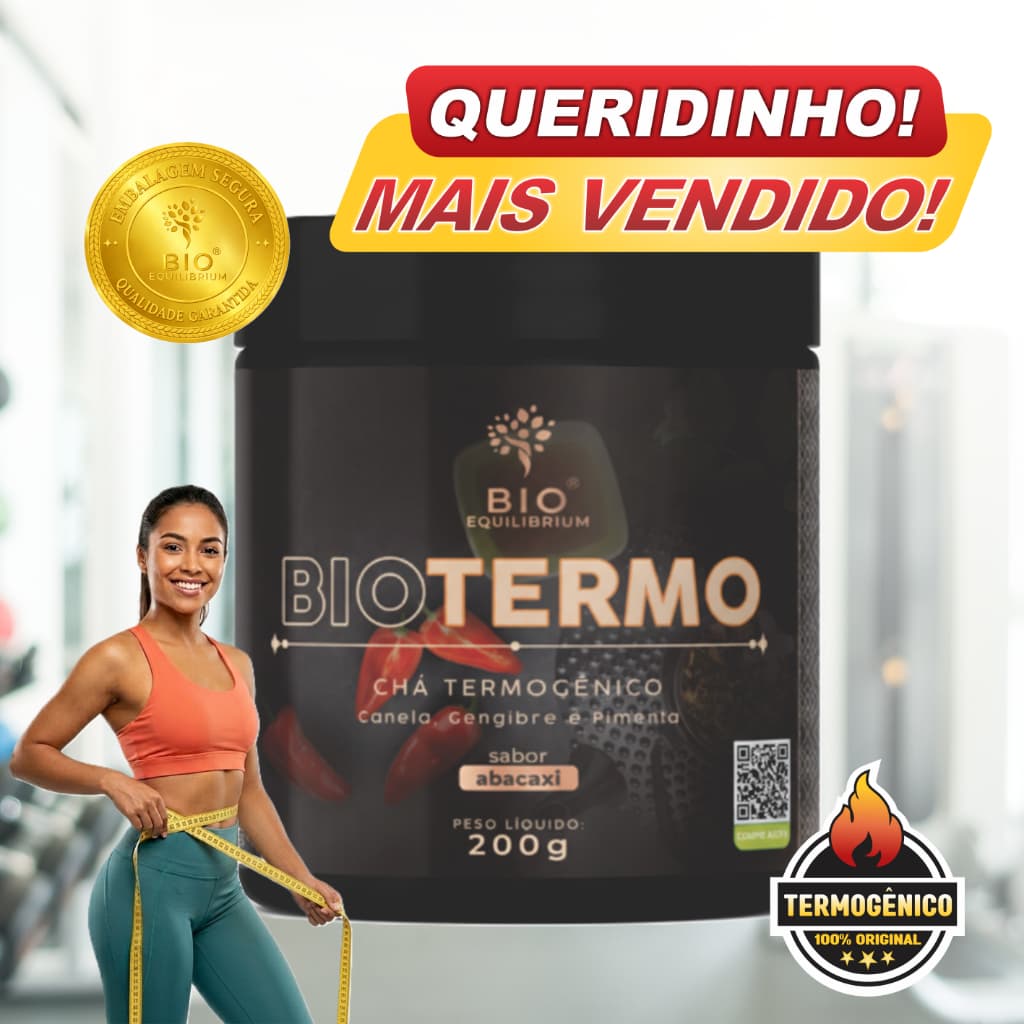 Termogênico Natural para Emagrecimento Chá BioTermo 200g com Gengibre e Pimenta | Bio Equilibrium
