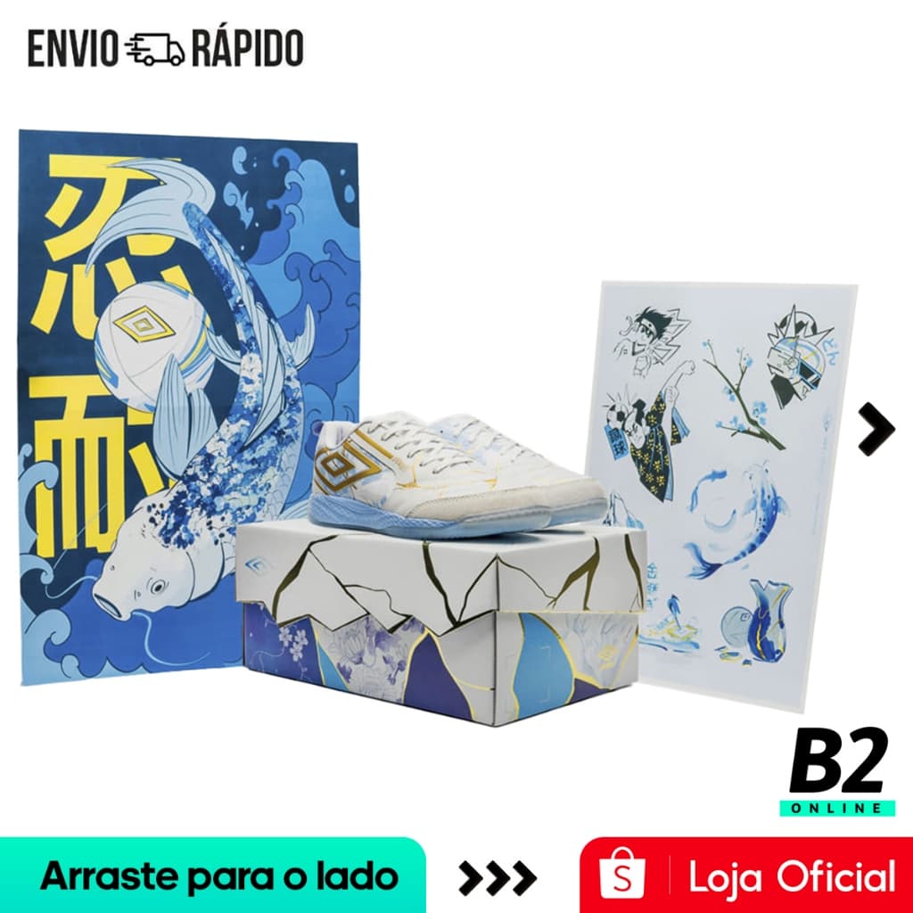 Chuteira Futsal Umbro Pro 5 Bump Kintsugi Original com Nota Fiscal e Garantia