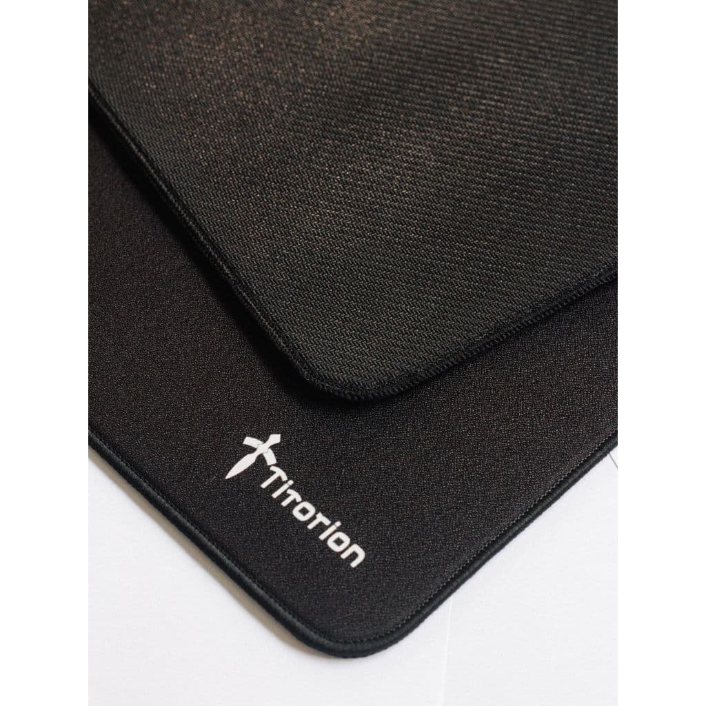 Mouse Pad Gamer APEX CONTROL SOFT Profissional 49x42 Preto Branco Ergonômico Costura Baixa Titorion
