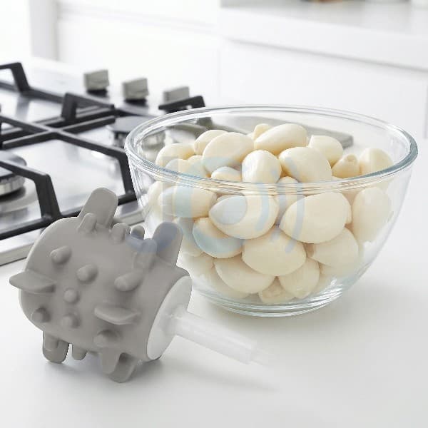 Utensílio Descascador de Alho Silicone Fácil Uso Sem Cheiro 2L/3L