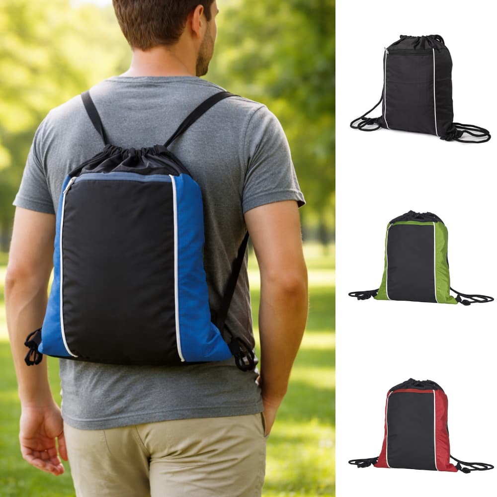 Mochila Saco resistente a agua  Bolsa Unisex Sacola Bag Costas Lisa Comum Esportiva Gym Academia Futebol Passeio