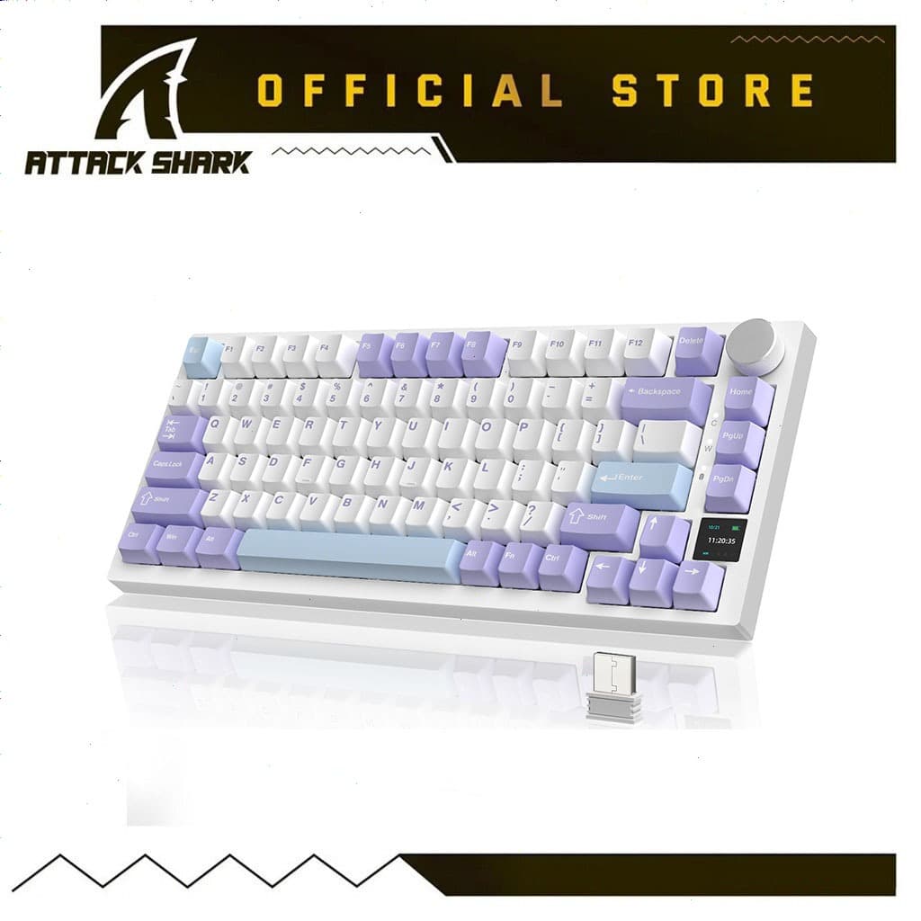 ATTACK SHARK x AJAZZ AK820 Pro Tri-mode Gasket Mechanical Keyboard