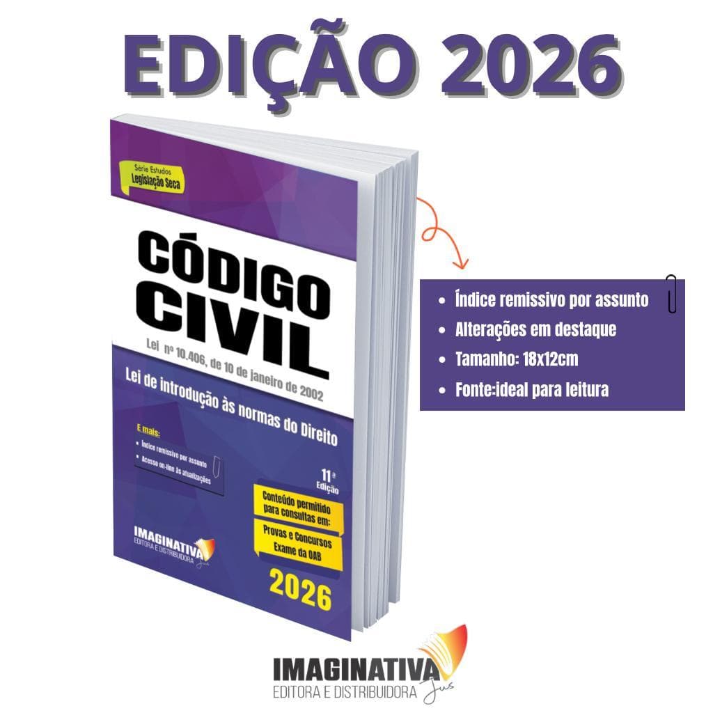 Código Civil 2026 - 11ª Edição | Atualizado
