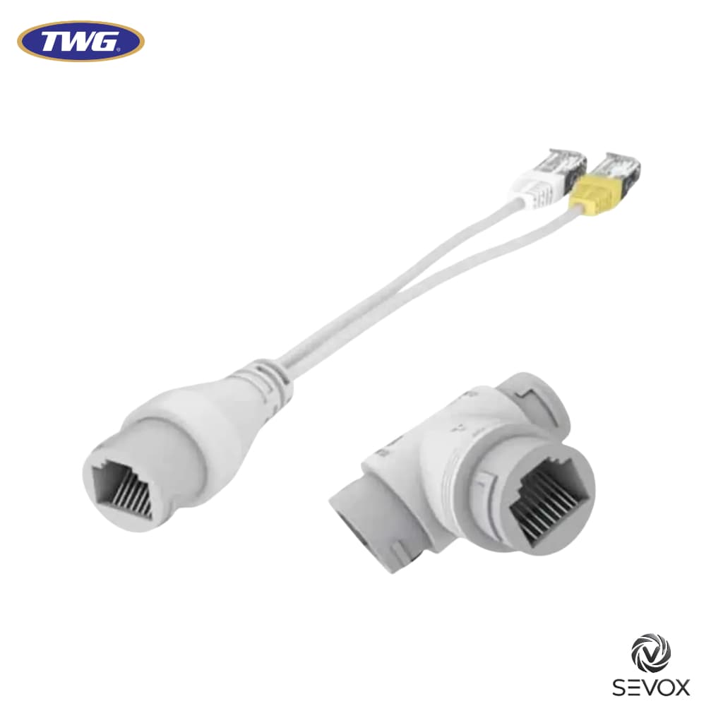 Splitter Poe Para Câmera De Segurança Ip 2 X 1 Twg Tw-4860