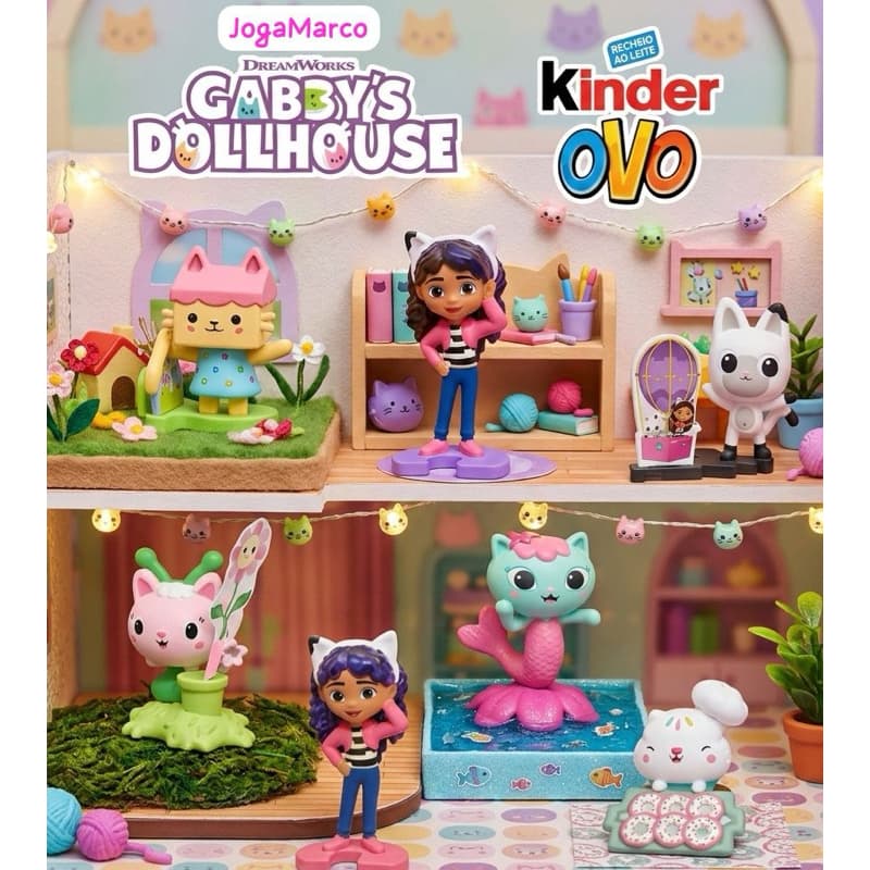 🎀🐾 Brinquedos Casa da Gabby – Kinder Ovo (Somente o Brinquedo) 🐾🎀