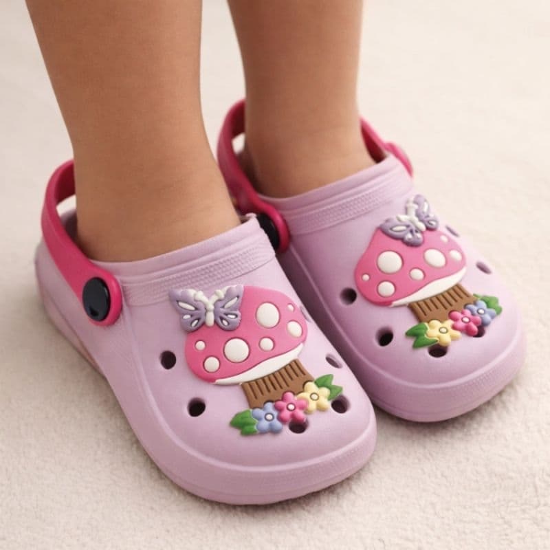 Sandália Infantil Feminina Babuche Para Menina Papete Confortável