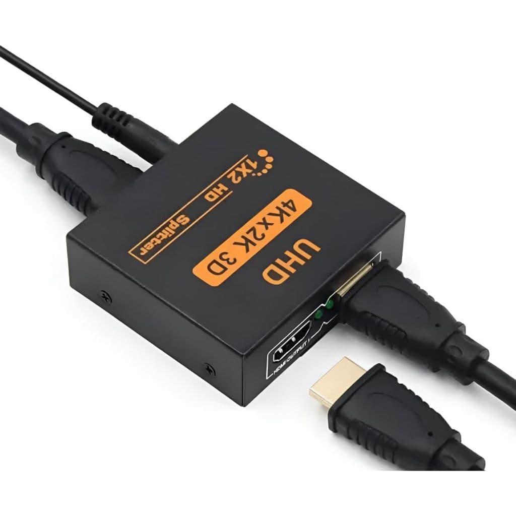 Splitter Divisor Hdmi 1x2 4k Entrada/Duas Saídas Simultânea