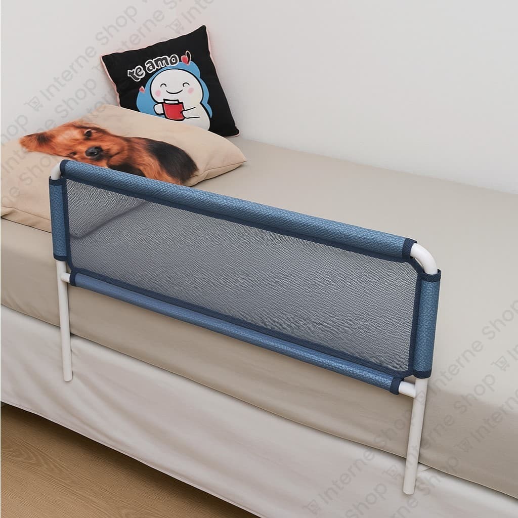 Grade  de Cama  Proteção .....  Para Bebe e Idosos CINZA