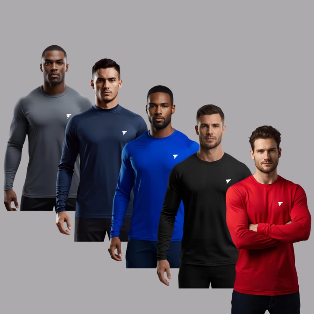 Camiseta Masculina Térmica Segunda Pele Proteção UV Musculação Academia