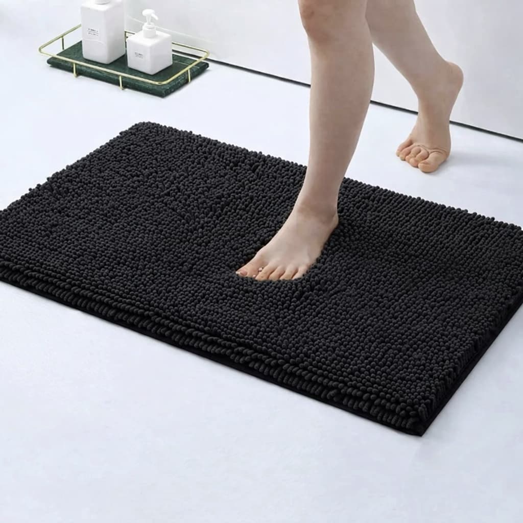 Tapete Macarrão Bolinha 50x70 Antiderrapante Para Banheiro-Cozinha 100% Poliéster