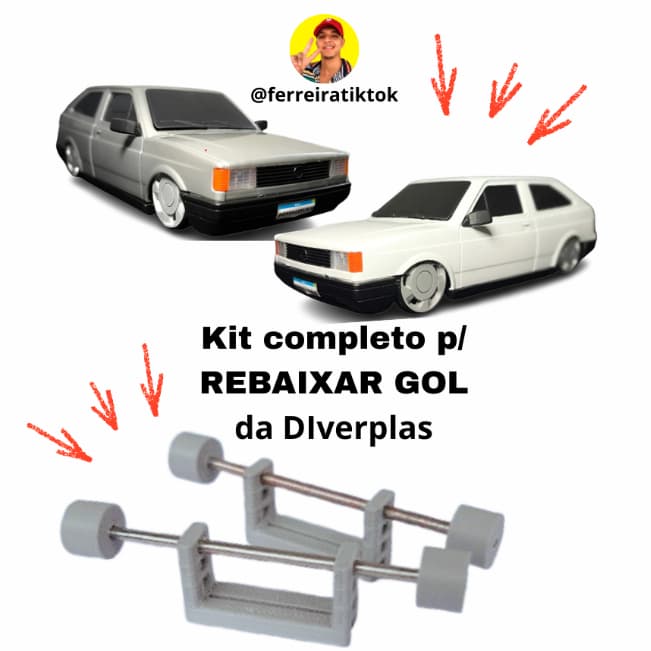 Kit COMPLETO para REBAIXAR GOL Diverplas