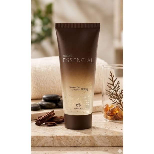 Shower Gel Corporal Essencial Masculino Natura Homem 100g