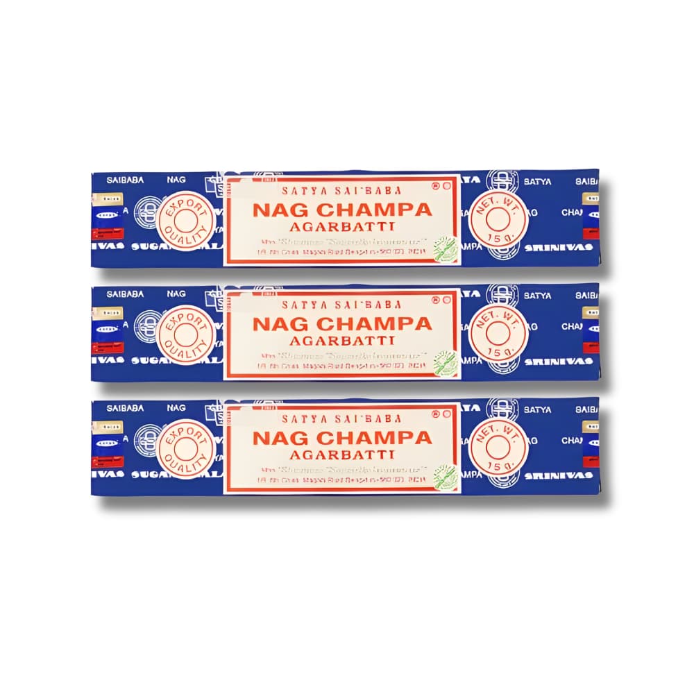 Kit Incenso Massala Satya Nag Champa - 3 Cx Com 12 A 15g