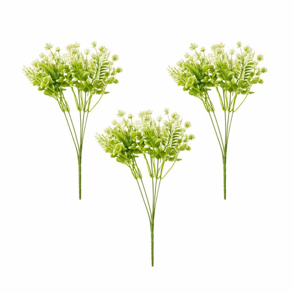 Kit 3 Buquê Pequeno Artificial Flores Complemento Mosquitinho