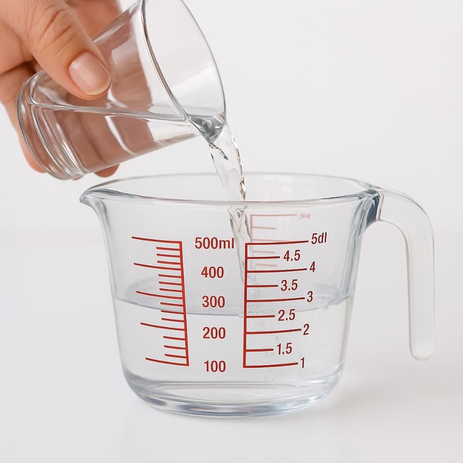 Jarra Medidora 500ml Vidro Temperado com Alça Resistente Vai ao Micro-ondas Ideal para Receitas