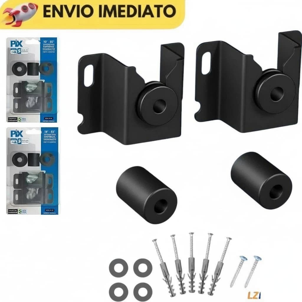 Suporte Universal Fixo Smart TV LED LCD 4K Parede E Painel 10 24 32 43 50 55 60 75 100 Polegadas