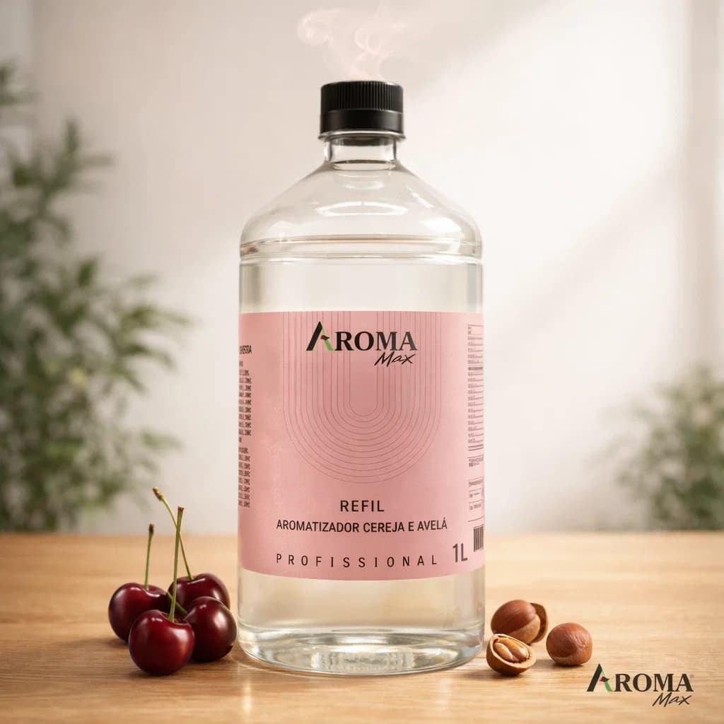 Refil 1lt Aromatizador Varetas Ultrassônico Premium Embalagem Econômica Alta FIxação Aroma Max Floral Amadeirado