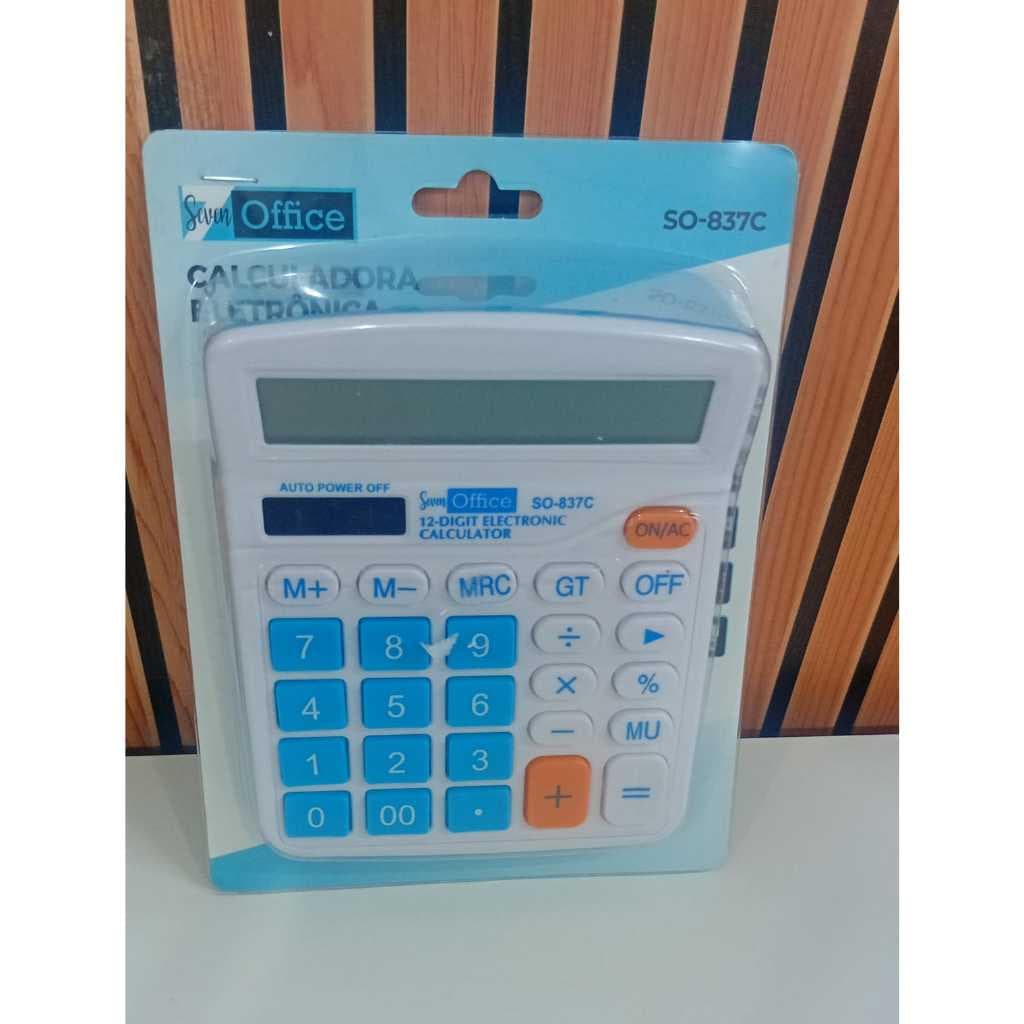 Calculadora Eletrônica 12 Dígitos FBG 837C-12R