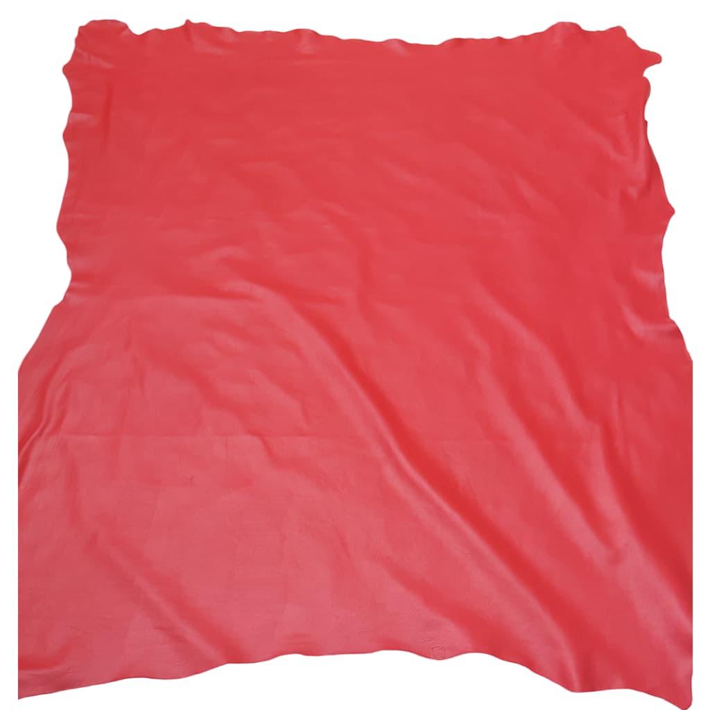 Pele Couro Vaqueta Legítimo cor Vermelho Ferrari Direto do Curtume