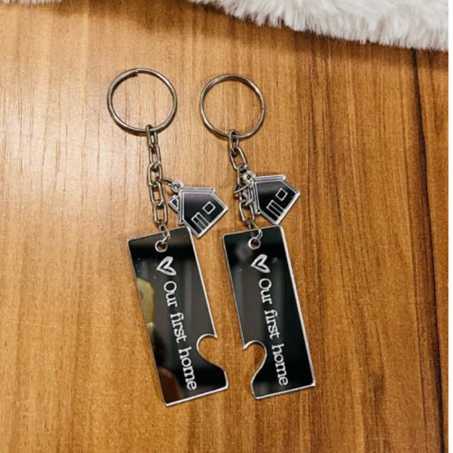 kit 2 unidades , por onde for.quero ser seu par, Chaveiro player 1 e 2. Chaveiro “our first home”, “Nossa primeira casa”