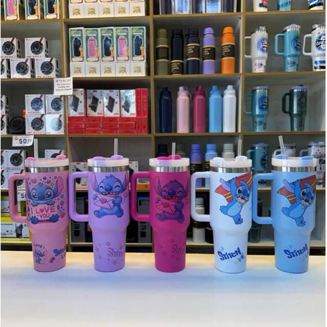 Copo Térmico 1200ml Personalizado - Stitch Premium