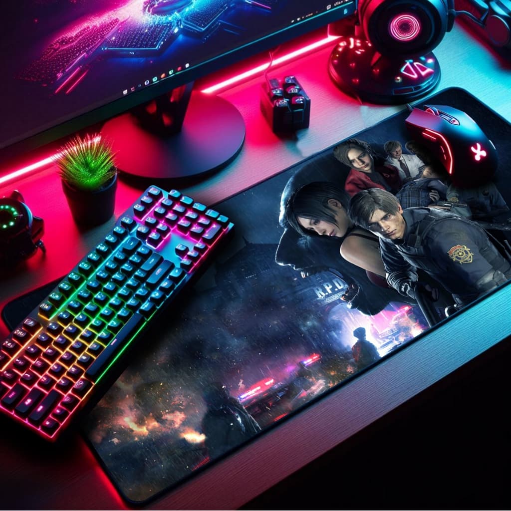 Mouse Pad Gamer Premium Diversos Tamanhos Borda Costurada Estampas FPS