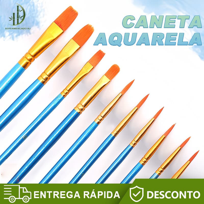 Pincéis artísticos  Cabelo De Nylon Para Acrílico/Óleo/Aquarela