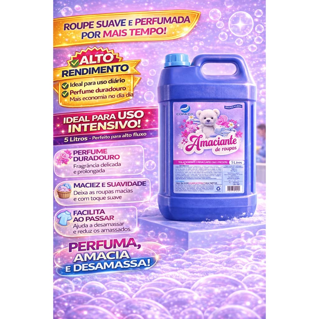 AMACIANTE DE ROUPAS 5L -GOPABO