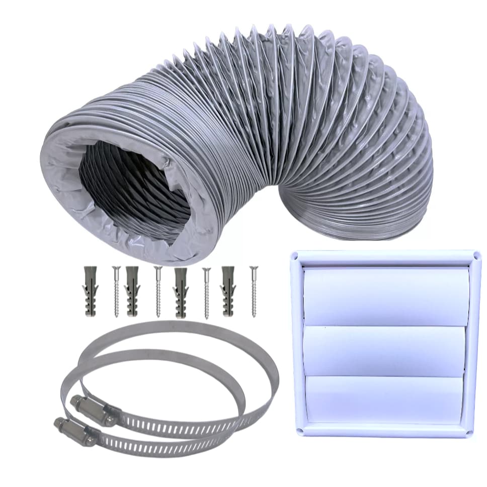 Kit duto exaustão exaustor coifa electrolux 15cm x 3m 120mm