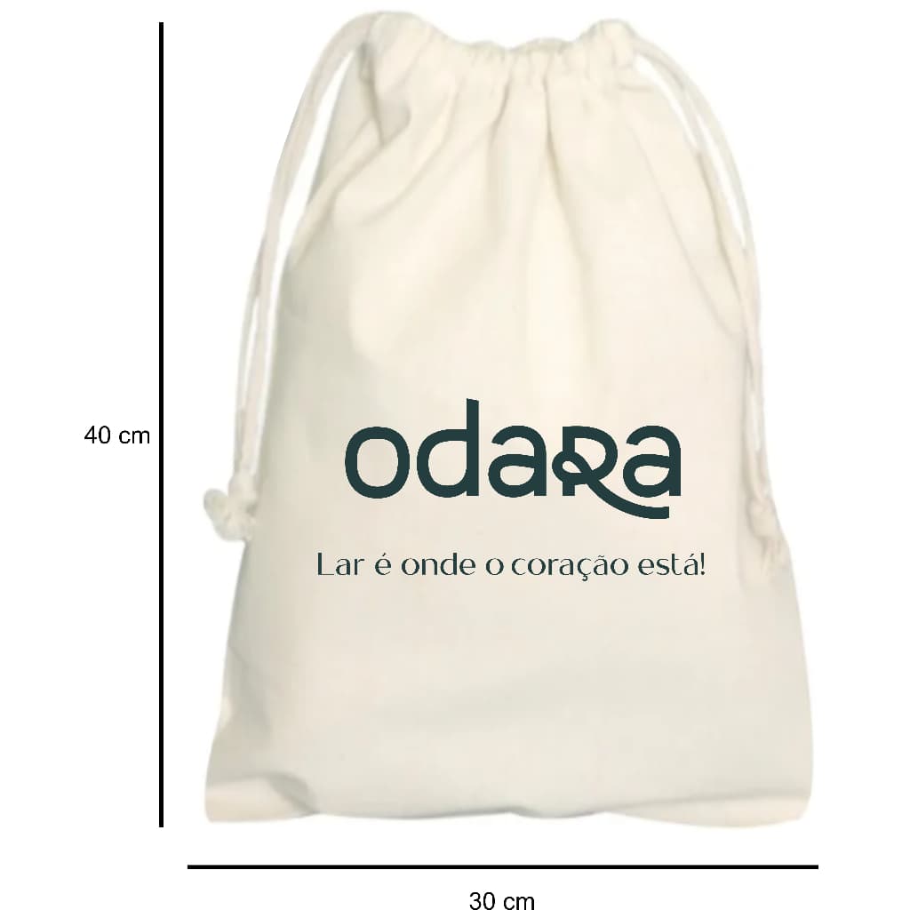 Kit 130 Saquinho algodão cru 30x40 Personalizado Todos os Temas