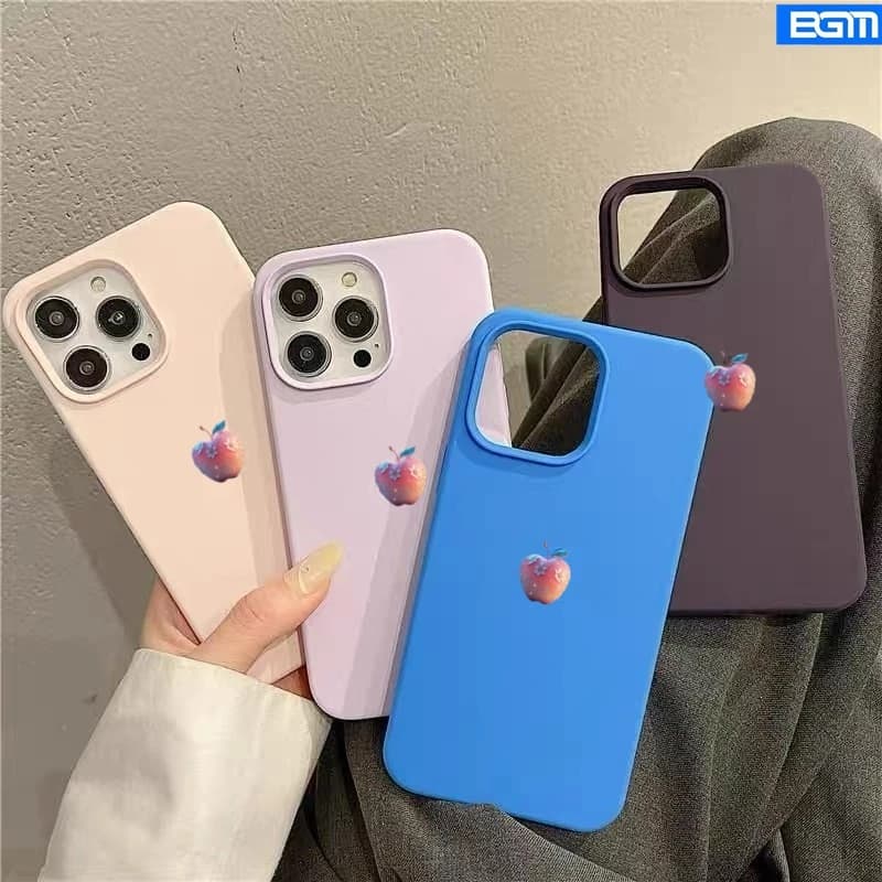 BGM—Capinha Case Silicone Aveludada Para iPhone 14/14 Pro/14 Pro Max Premium