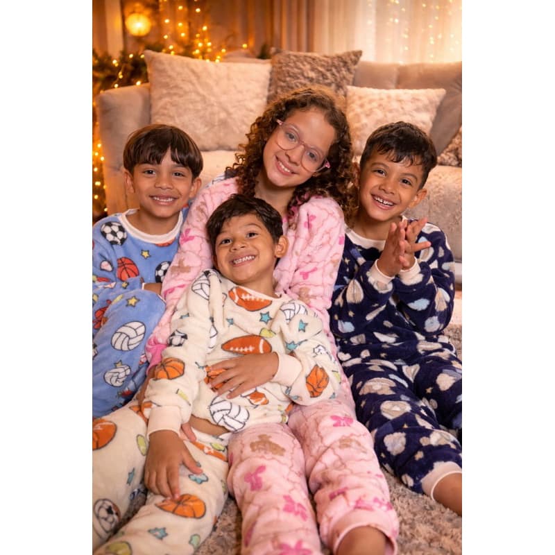 Pijama Infantil Ultrasoft Fleece – Super Quentinho e Aconchegante