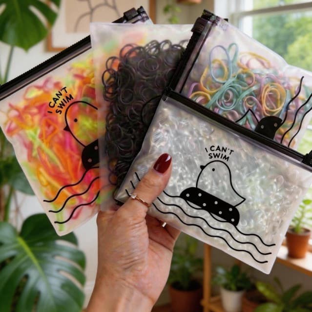 2000 Xuxinhas Elástico de Cabelo Colorido Infantil e Adulto Rabicó Macio Não Puxa Kit 500 Elasticos  Liguinhas  Silicone