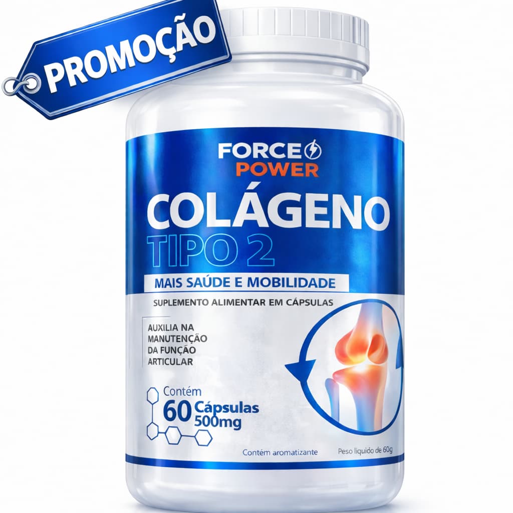 Colageno Tipo 2 Não Desnaturado Não Hidrolisado 40 mg - ENVIO EM 24 HORAS