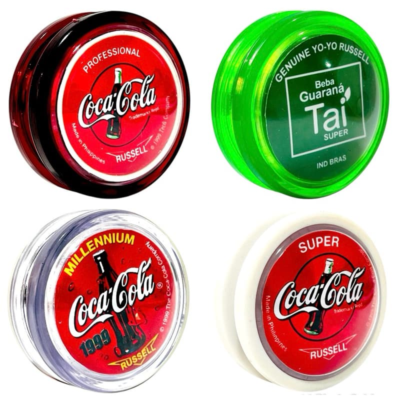 04 Ioio (Yoyo, Yo-yo) Profissional Champion Coca Cola Master.