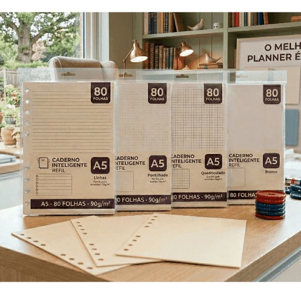 Refil para caderno inteligente-- A5
