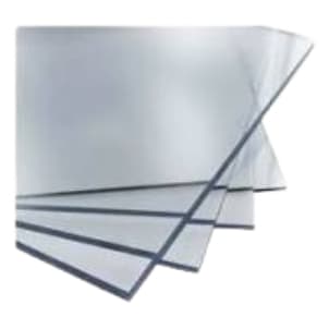 Placa de Policarbonato Compacto 15cm x 7.5cm 2mm