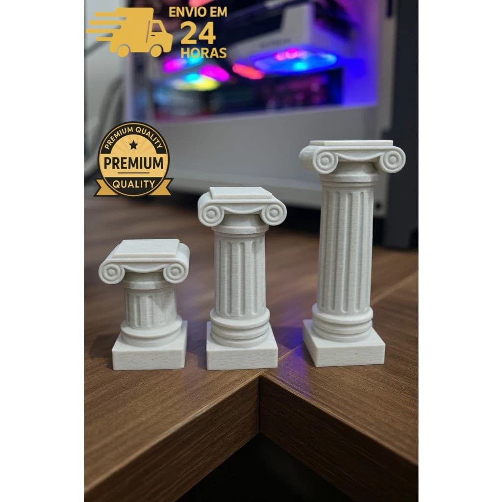 Suporte Ajustável Vertical Placa de Video GPU - Coluna Grega - Suporte Gamer