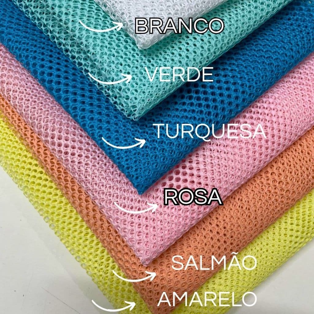 KIT COM 6 CORES BASICAS PARA BOLSA- 3 METROS 0,50CM  X 1,40 POR CADA UNIDADE