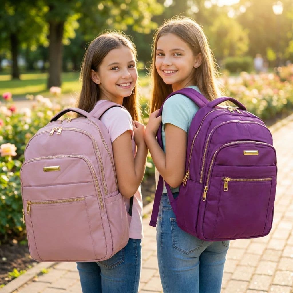 Mochila Estudantil de Grande Capacidade para laptop para trabalho, viagem e faculdade