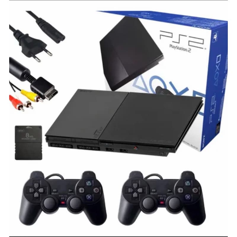 PlayStation 2 Slim Semi Novo/ PS2 C/ OPL