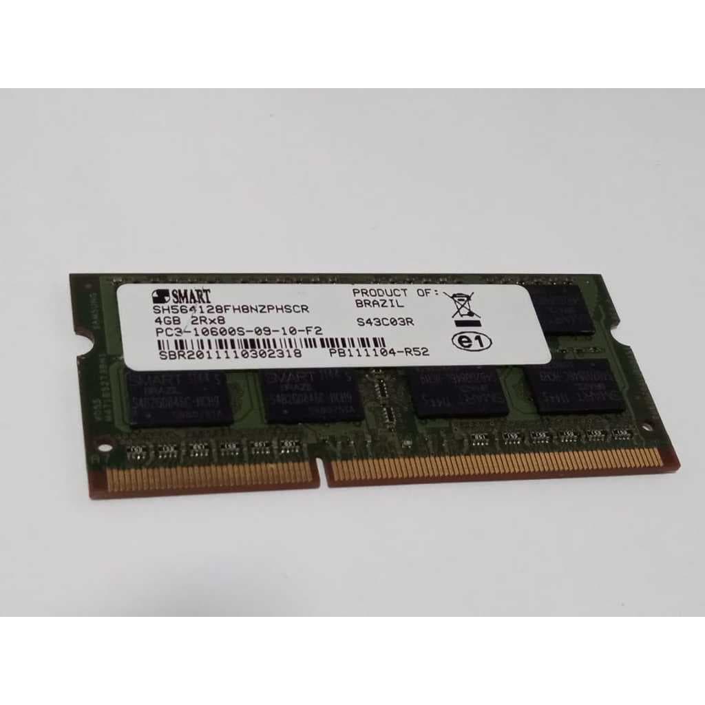 memória ram para notebook, 4 gb, ddr3, smart