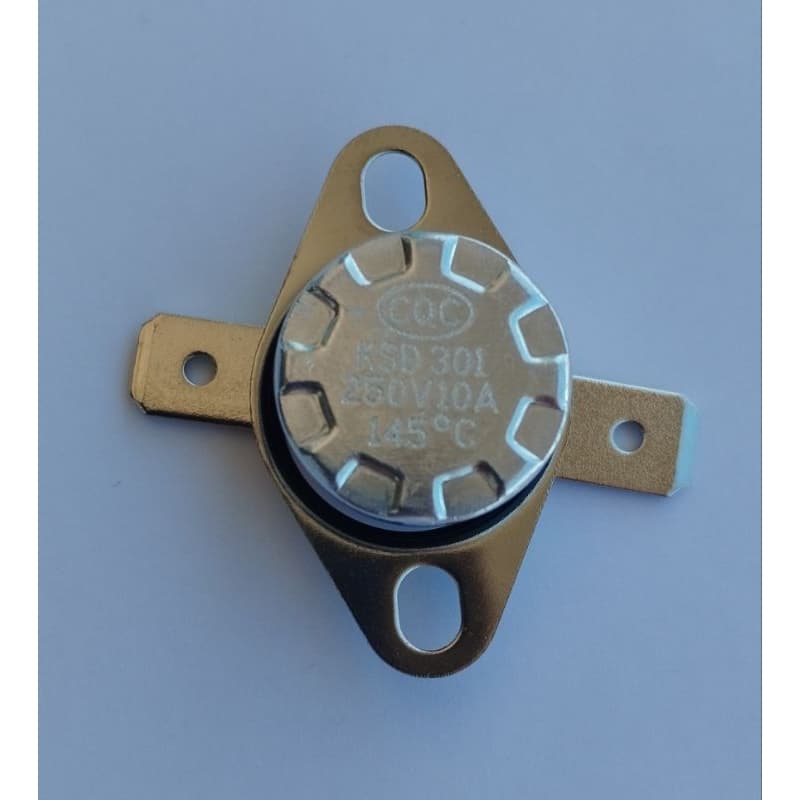 Termostato KSD 301 145° 250V 10A - Universal para Cafeteiras e Panelas