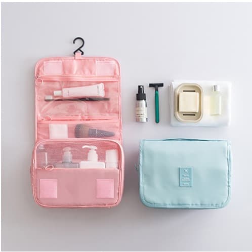 Necessaire de Viagem Masculina e Feminina com Divisórias, Organizador de Higiene Pessoal