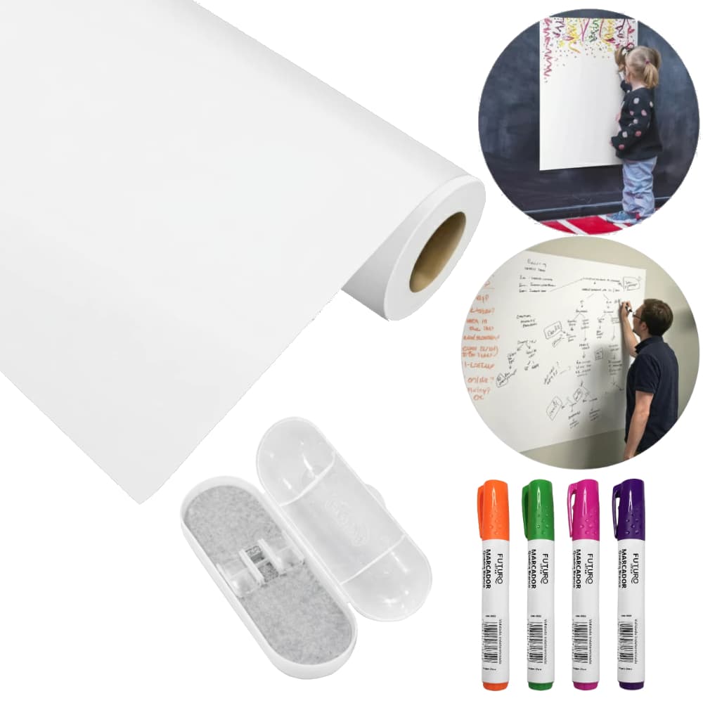 Adesivo Lousa Quadro Branco Podendo Escrever e Apagar a Vontade  Acompanha uma Caneta