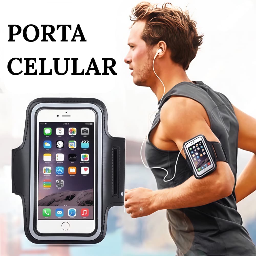 OFERTA! Braçadeira Porta Celular Capa de Braço Universal